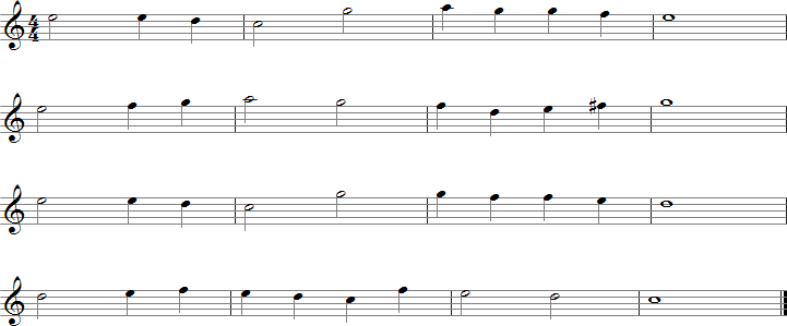 Abide with Me Sheet Music for E-flat Saxophones