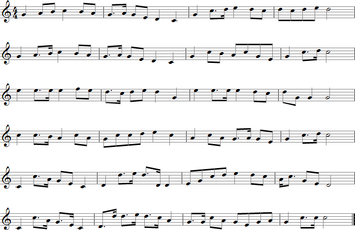 Hail to the Chief Sheet Music for B-flat Saxophones