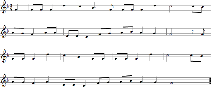 The Holly and the Ivy Sheet Music for B-flat Saxophones