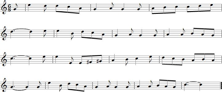It Came Upon the Midnight Clear Sheet Music for B-flat Saxophones