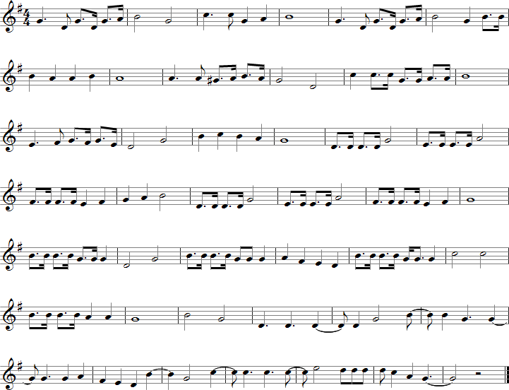 I've Been Working on the Railroad Sheet Music for B-flat Saxophones