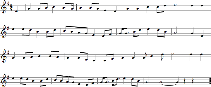 Loch Lomond Sheet Music for B-flat Saxophones