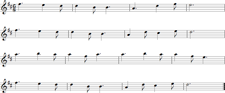 Nearer, My God, to Thee Sheet Music for E-flat Saxophones