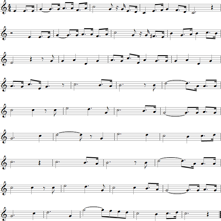 O Holy Night Sheet Music for B-flat Saxophones