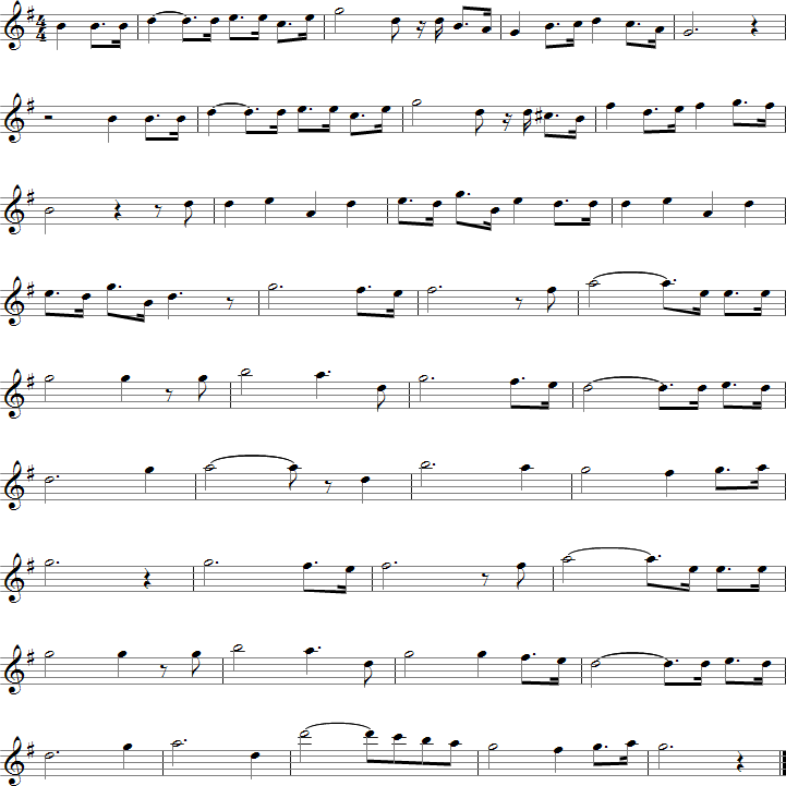 O Holy Night Sheet Music for E-flat Saxophones