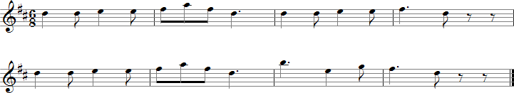 Pop Goes the Weasel Sheet Music for E-flat Saxophones